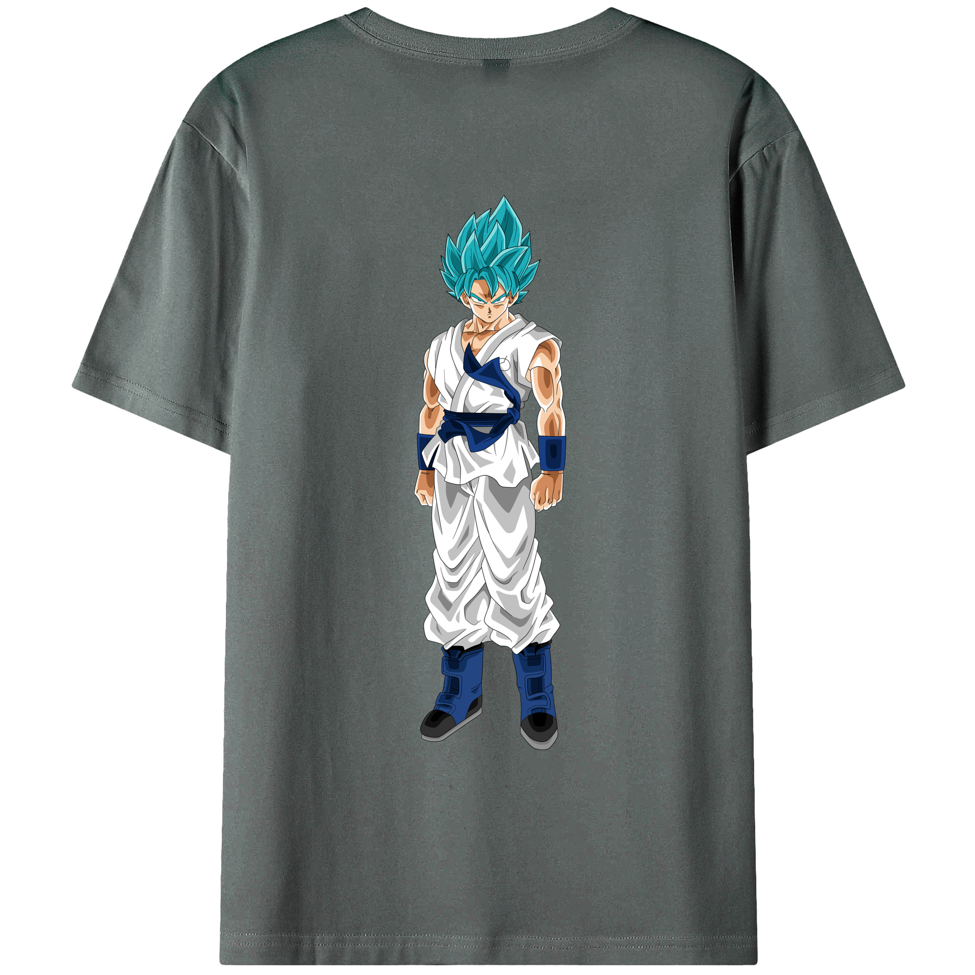（画像用） ドラゴンボール 孫 悟飯（そんごはん）DRAGON BALL Son Gohan 綿100％ メンズ半袖Tシャツ（バックプリント） 通気性
